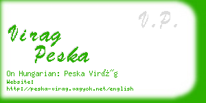 virag peska business card